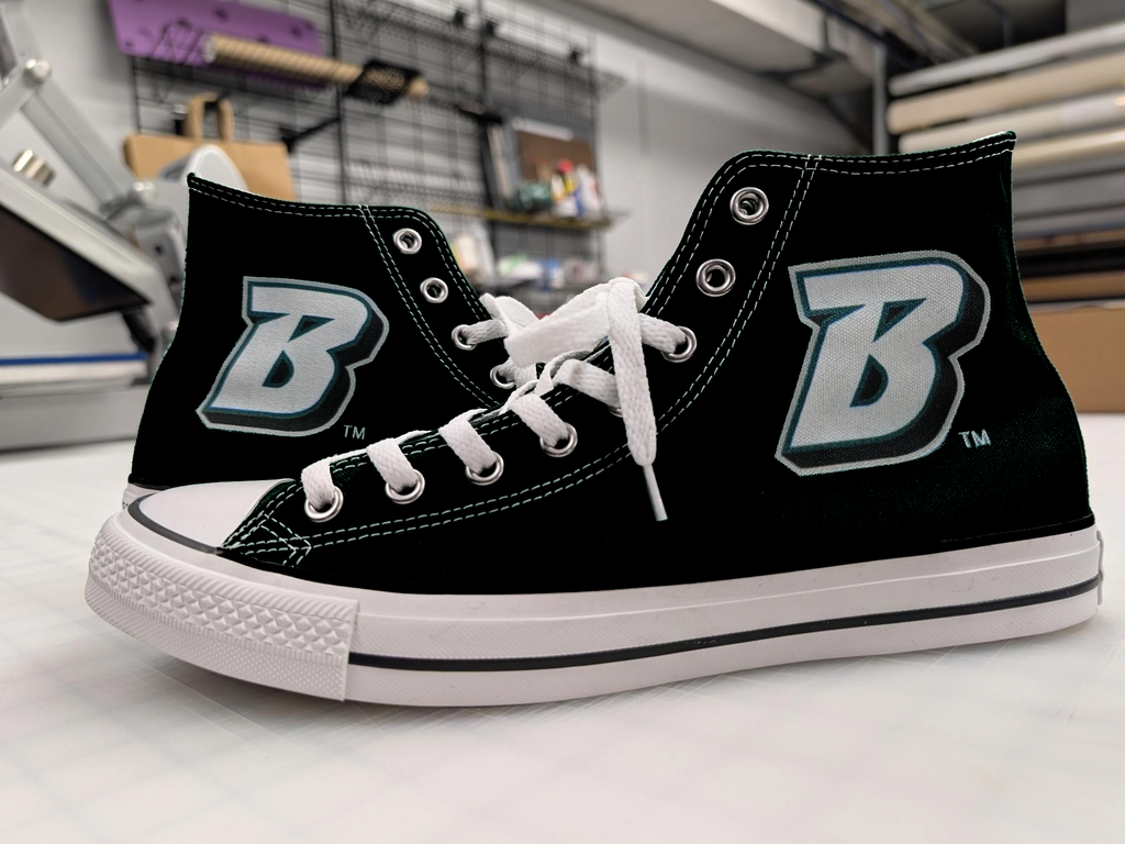 Converse Chuck Taylor High Top Sneakers printed with Flying B Logo