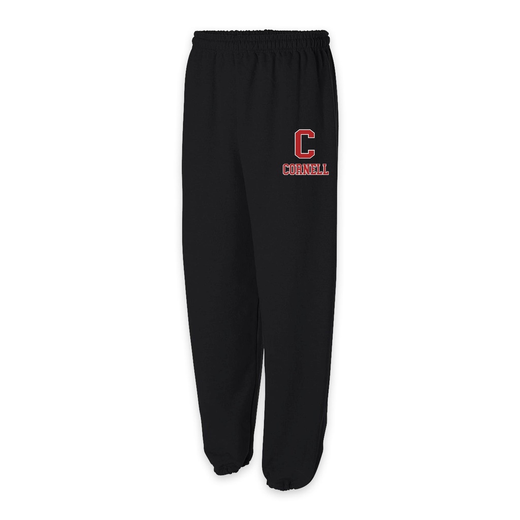 [18200] Cornell University Sweatpants (Black, S)