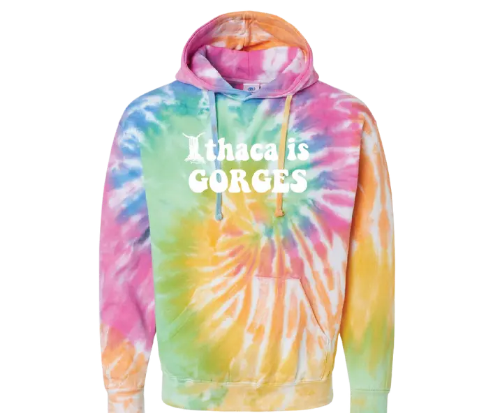 [8777] Ithaca is Gorges Tie Dye Hoodie  (Eternity, S)