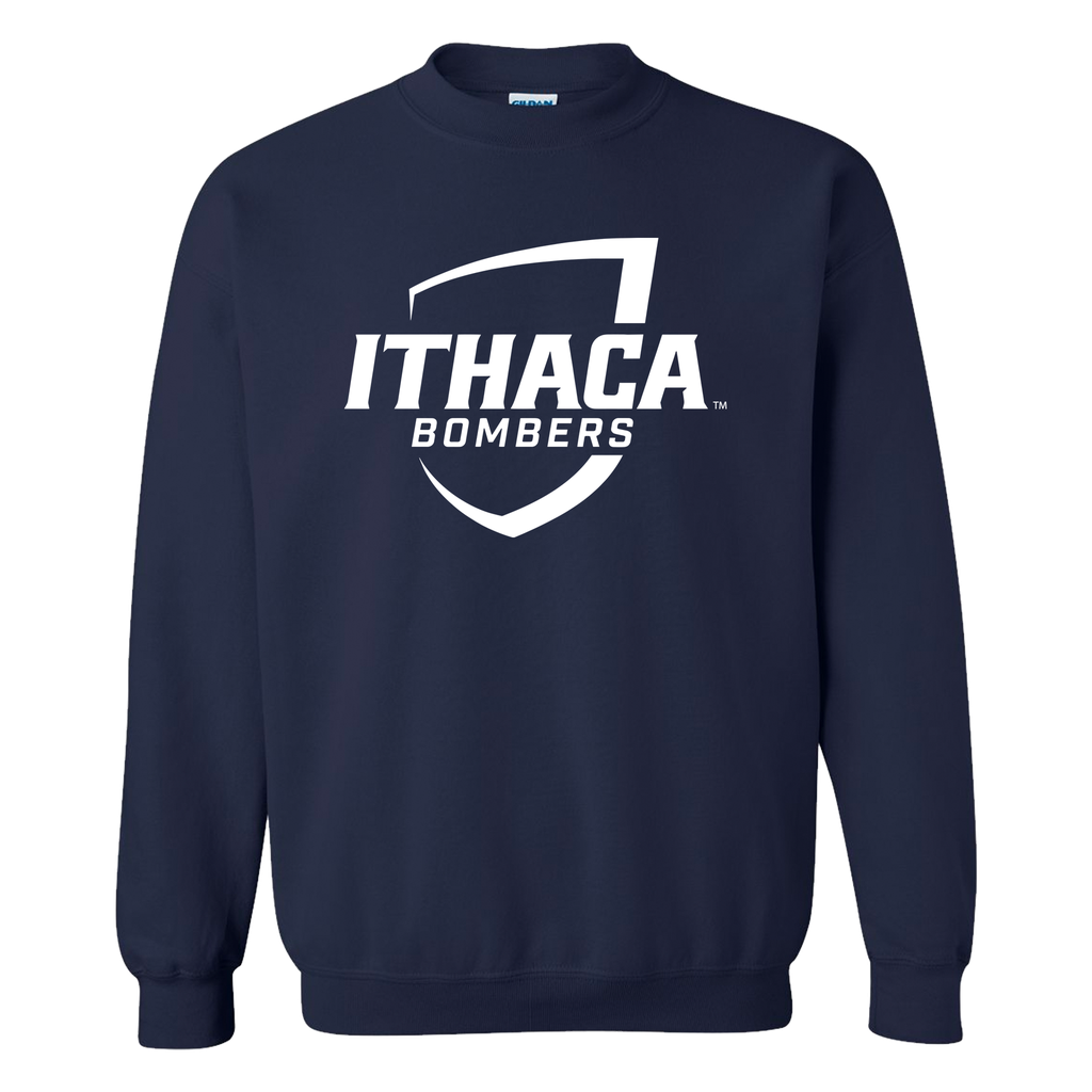 [18000] Ithaca College Crewneck Sweatshirt (XS, Navy)
