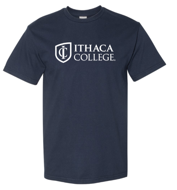 [H000] Ithaca College T-Shirt (Navy, S)