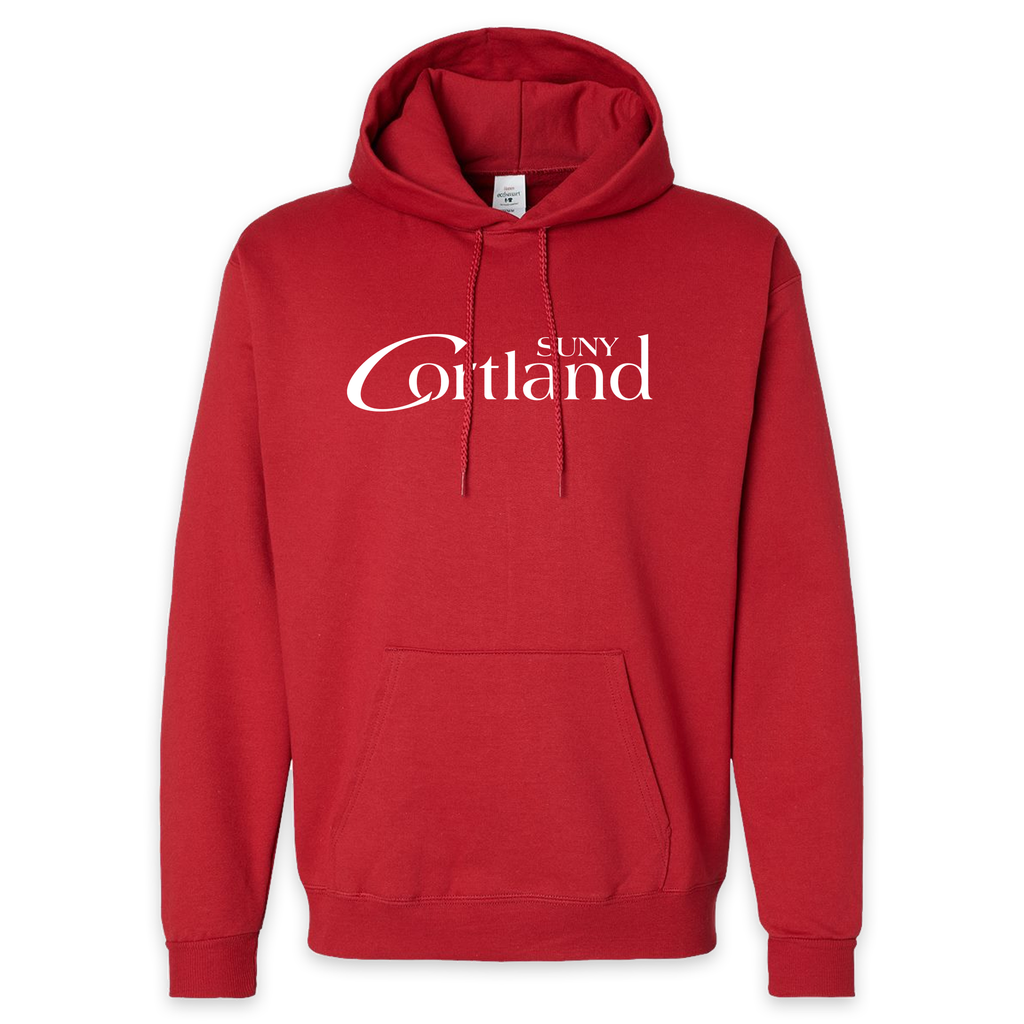 [P170-S-Athletic Red] SUNY Cortland Hoodie (S, Athletic Red)