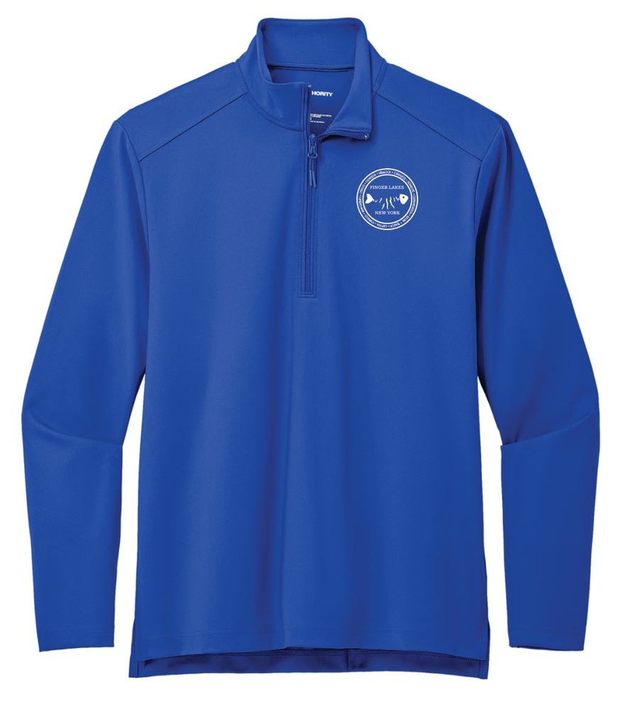 [K880-S-True Royal] Ithaca Quarter Zip (True Royal, S)